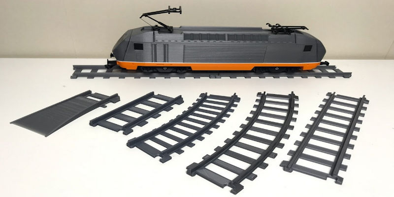 Mô hình 3D đường ray O-Scale