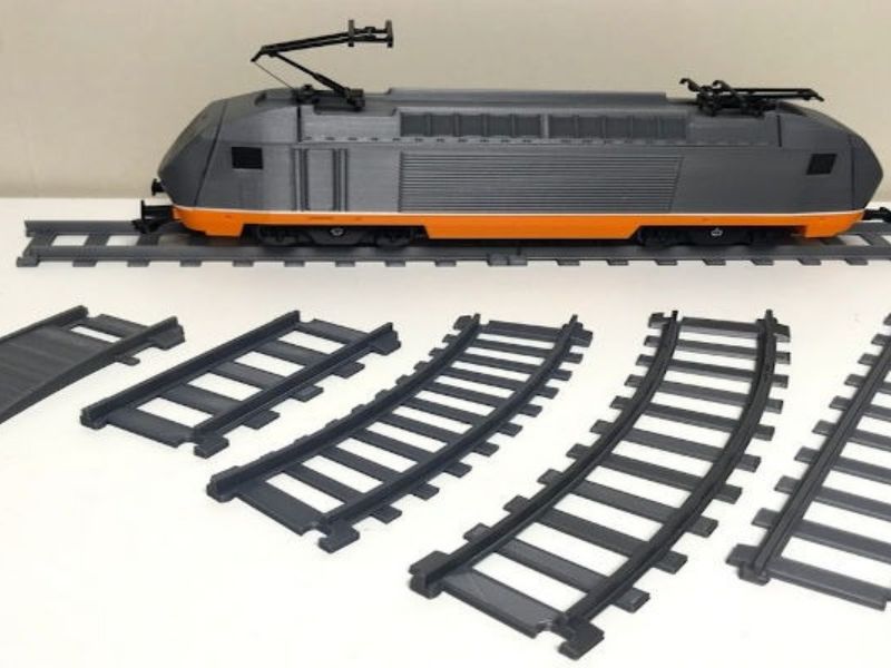 Mô hình 3D đường ray O-Scale