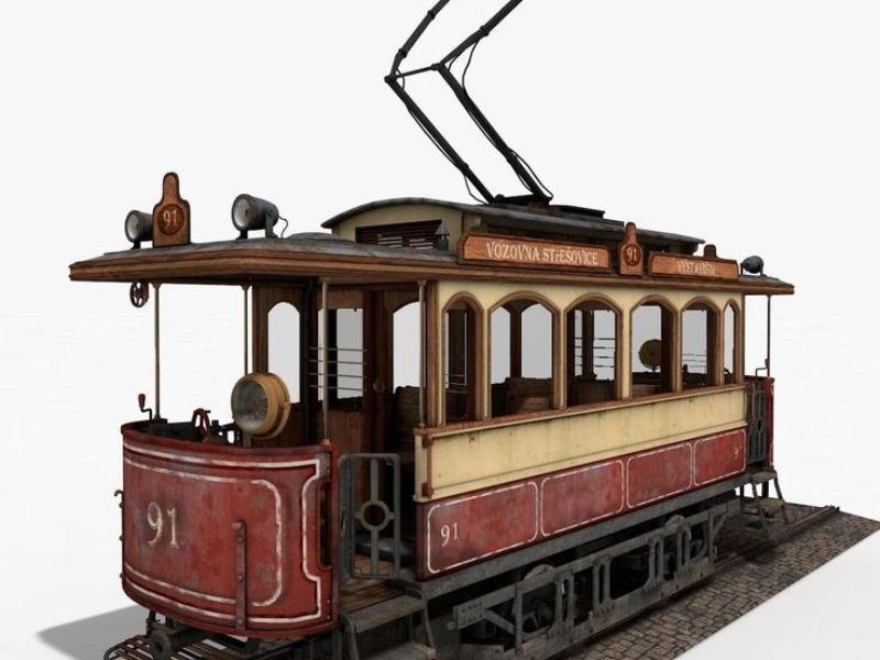 Mô hình 3D tàu hỏa cổ điển miễn phí