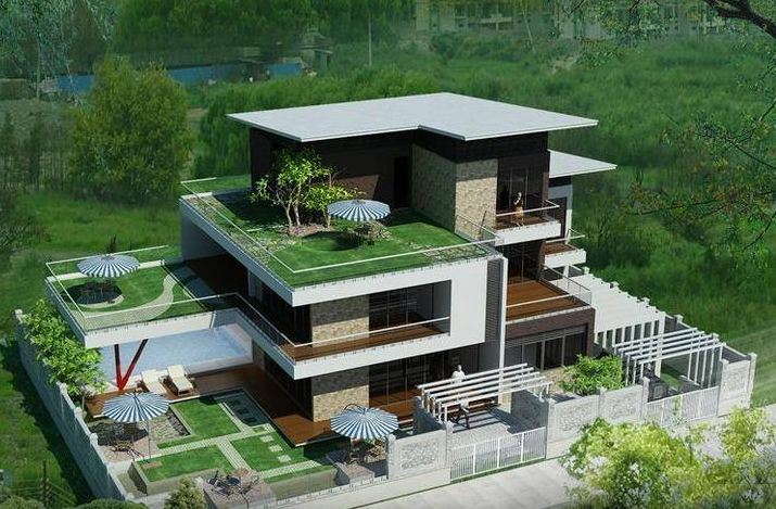 Cận cảnh một sa bàn biệt thự sang trọng