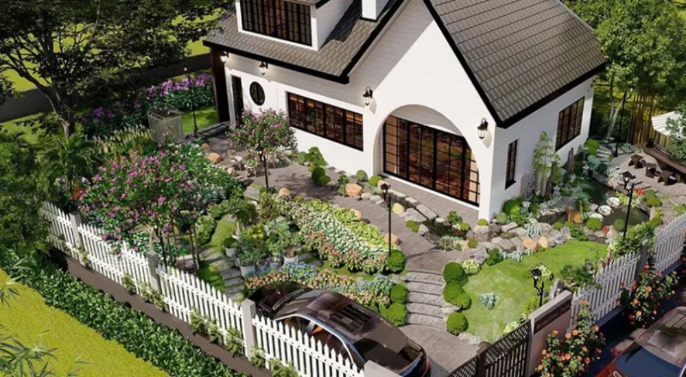 mô hình nhà biệt thự toát lên vẻ sang trọng
