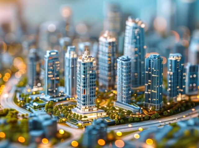 Mô hình đô thị ấn tượng giúp thu hút khách hàng