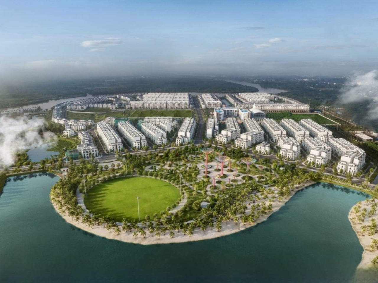 Sa bàn Vinhomes Quận 9 tái hiện chi tiết cấu trúc và vị trí khu đô thị