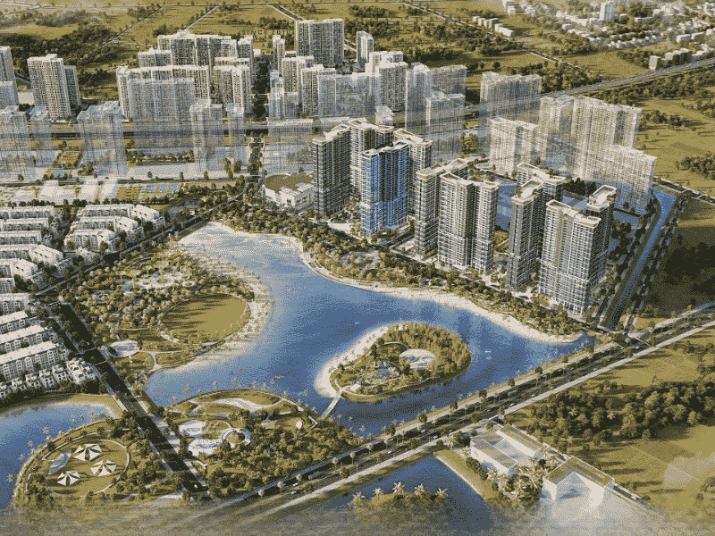 Mô hình dự án Quận 9 được trưng bày tại Vincom Mega Mall, Quận 2.
