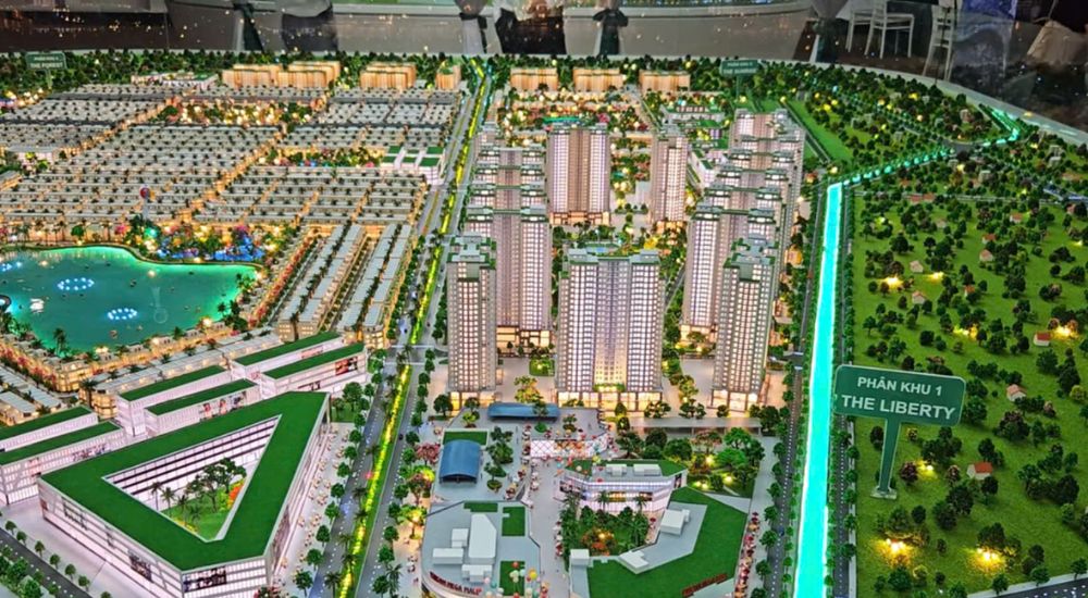Sa bàn Vinhomes Green City – Mô hình thu nhỏ giúp khách hàng dễ dàng lựa chọn căn hộ