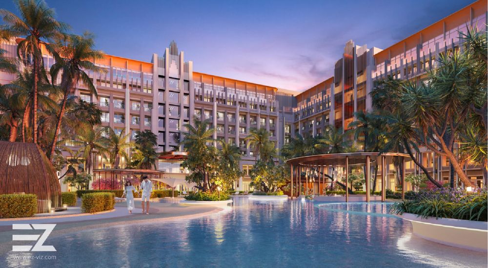 Mô tả thiết kế của sa bàn The 5Way Phú Quốc