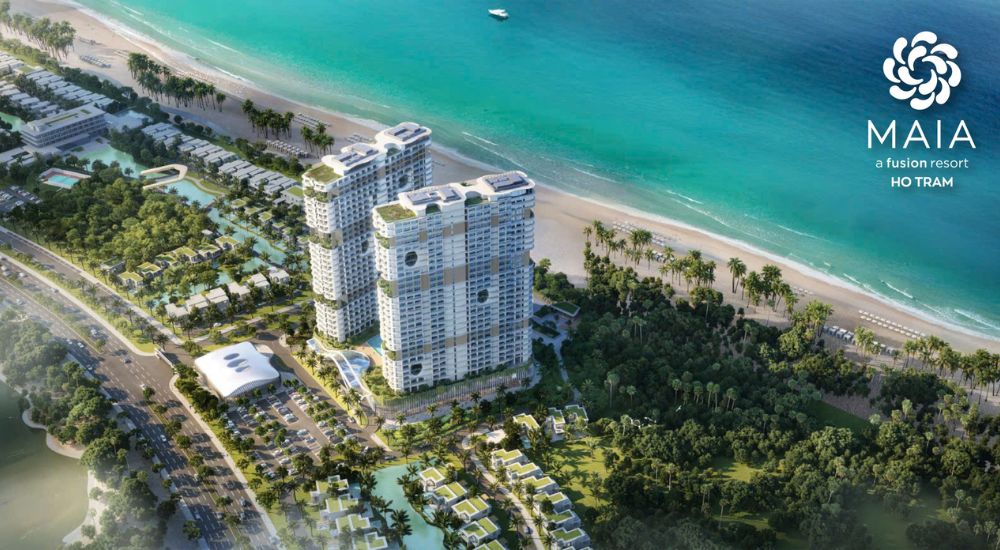 Mô tả thiết kế sa bàn Maia Resort Hồ Tràm