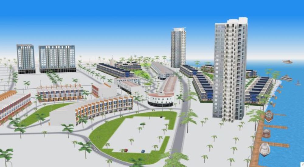 Sa bàn 4D hiển thị thông tin dự án trên mô hình