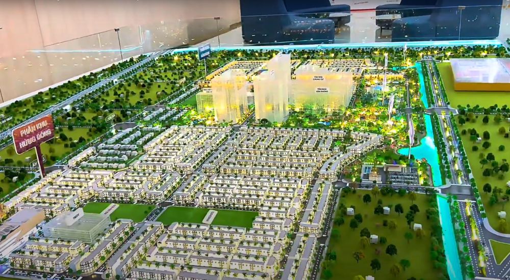 Sa bàn Vinhomes Wonder City mở ra một thế giới thu nhỏ đầy sống động