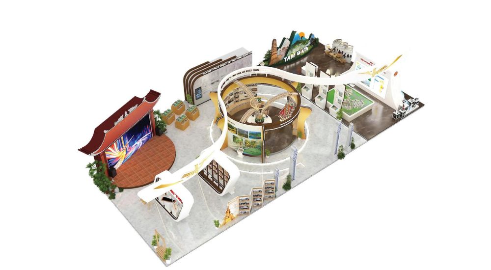 Quy mô sa bàn Nam Bình Xuyên Green Park